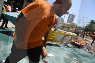  Building Struck by Iranian Ballistic Missile During Barrage in Petah Tikva, Israel