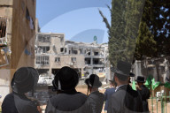  Building Struck by Iranian Ballistic Missile During Barrage in Petah Tikva, Israel