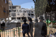  Building Struck by Iranian Ballistic Missile During Barrage in Petah Tikva, Israel