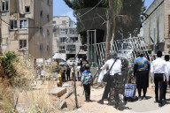  Building Struck by Iranian Ballistic Missile During Barrage in Petah Tikva, Israel