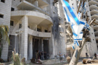  Building Struck by Iranian Ballistic Missile During Barrage in Petah Tikva, Israel