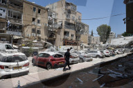  Building Struck by Iranian Ballistic Missile During Barrage in Petah Tikva, Israel