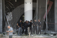  Building Struck by Iranian Ballistic Missile During Barrage in Petah Tikva, Israel