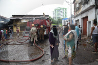 Fire In Khiddirpore Old Market In Kolkata 