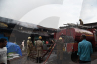 Fire In Khiddirpore Old Market In Kolkata 