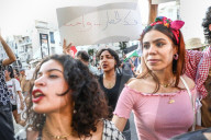Pro-Palestinian March In Support Of Global March To Gaza In Tunis