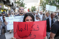 Pro-Palestinian March In Support Of Global March To Gaza In Tunis