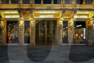 Louis Vuitton Storefront At Night