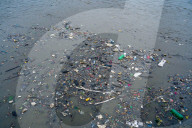 Pollution Of The River In Kathmandu, Nepal.