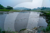 Pollution Of The River In Kathmandu, Nepal.