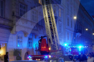 Firefighters On Duty In Vienna