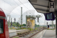 Platform Monitoring Screens At Munich Pasing Station