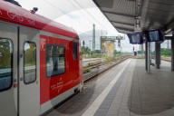 Platform Monitoring Screens At Munich Pasing Station