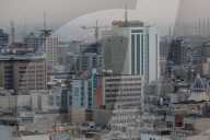 Deserted Tehran due to Israeli air strikes