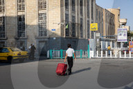 Deserted Tehran due to Israeli air strikes
