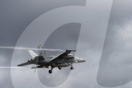 Aircraft carrier USS Nimitz conducts flight operations