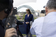 Rachel Reeves UK Chancellor of the Exchequer visits Newcastle 
