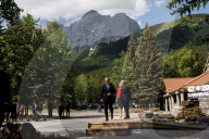 Prime Minister Keir Starmer arrives at the G7
