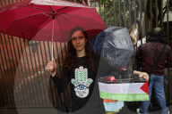 Pro-Palestinian Activists In Mexico March In Support Of The Madleen Freedom Flotilla
