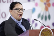 Mexico’s Minister Of The Interior, Rosa Icela Rodríguez  Holds Briefing
