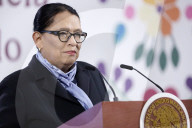 Mexico’s Minister Of The Interior, Rosa Icela Rodríguez  Holds Briefing