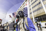 Peaceful Anti-Ice Protesters Face Off Against Law Enforcement Following "No Kings" Protest