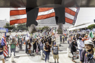 Peaceful Anti-Ice Protesters Face Off Against Law Enforcement Following "No Kings" Protest