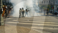 No Kings Day Protest Ends In Heavy Police Use Of Tear Gas And Less Lethal Munitions