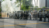 No Kings Day Protest Ends In Heavy Police Use Of Tear Gas And Less Lethal Munitions