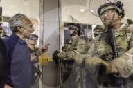 Peaceful Anti-Ice Protesters Face Off Against Law Enforcement Following "No Kings" Protest