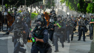 No Kings Day Protest Ends In Heavy Police Use Of Tear Gas And Less Lethal Munitions