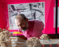 Richard Rogers: Talking Buildings exhibition designed and curated by Richard’s son, Ab at the Sir John Soane's Museum, London, UK.