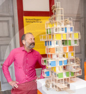 Richard Rogers: Talking Buildings exhibition designed and curated by Richard’s son, Ab at the Sir John Soane's Museum, London, UK.