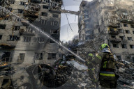 Russian Ballistic Missile Hit A Residential Apartment Building In Kyiv