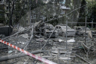 Russian Ballistic Missile Hit A Residential Apartment Building In Kyiv