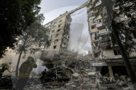 Russian Ballistic Missile Hit A Residential Apartment Building In Kyiv