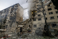 Russian Ballistic Missile Hit A Residential Apartment Building In Kyiv