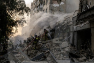 Russian Ballistic Missile Hit A Residential Apartment Building In Kyiv