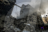 Russian Ballistic Missile Hit A Residential Apartment Building In Kyiv