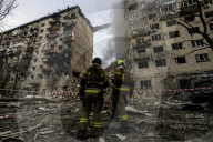 Russian Ballistic Missile Hit A Residential Apartment Building In Kyiv