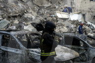 Russian Ballistic Missile Hit A Residential Apartment Building In Kyiv