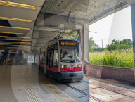 Tram And Subway Hub Schottentor In Vienna