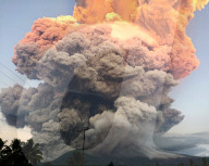 Mount Lewotobi Eruption in Indonesia