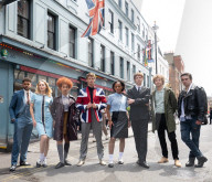 Cast of Pete Townshend’s Quadrophenia, a Mod Ballet in and around Soho, London, UK