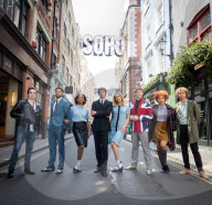 Cast of Pete Townshend’s Quadrophenia, a Mod Ballet in and around Soho, London, UK