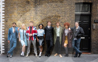 Cast of Pete Townshend’s Quadrophenia, a Mod Ballet in and around Soho, London, UK