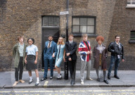 Cast of Pete Townshend’s Quadrophenia, a Mod Ballet in and around Soho, London, UK