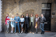 Cast of Pete Townshend’s Quadrophenia, a Mod Ballet in and around Soho, London, UK
