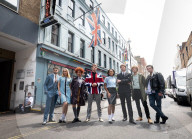 Cast of Pete Townshend’s Quadrophenia, a Mod Ballet in and around Soho, London, UK