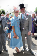 Racegoers arriving on the opening day of Royal Ascot, UK